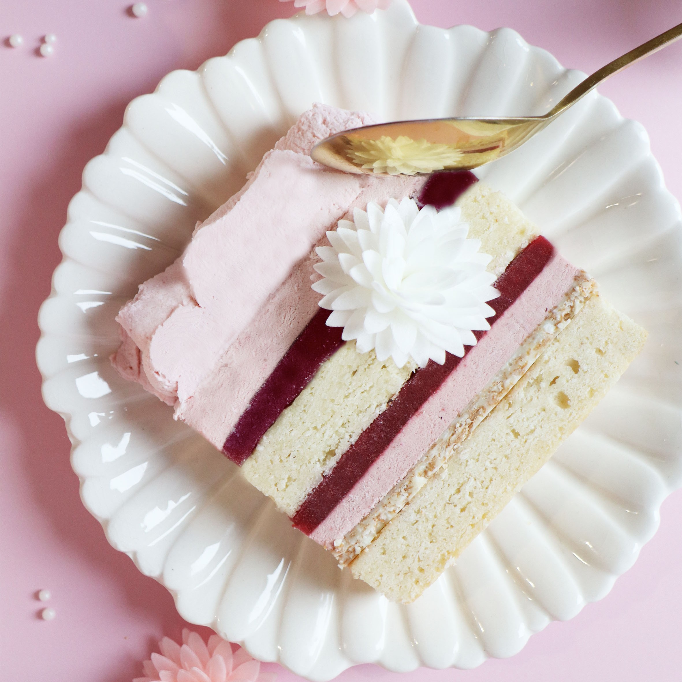 Layer cake framboise